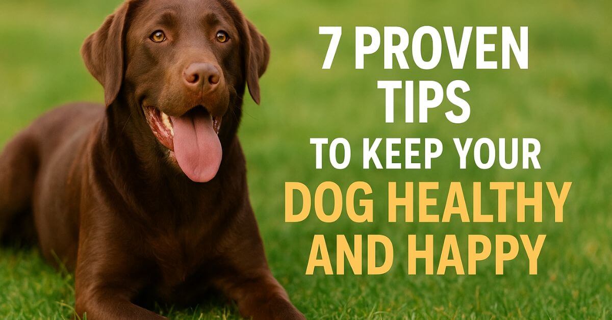 Dog-Keeping tips to make your dog healthy and happy.