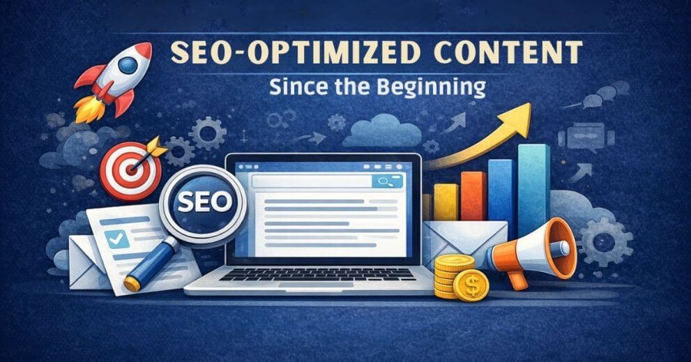 SEO-Optimized Content Since the beginning.
